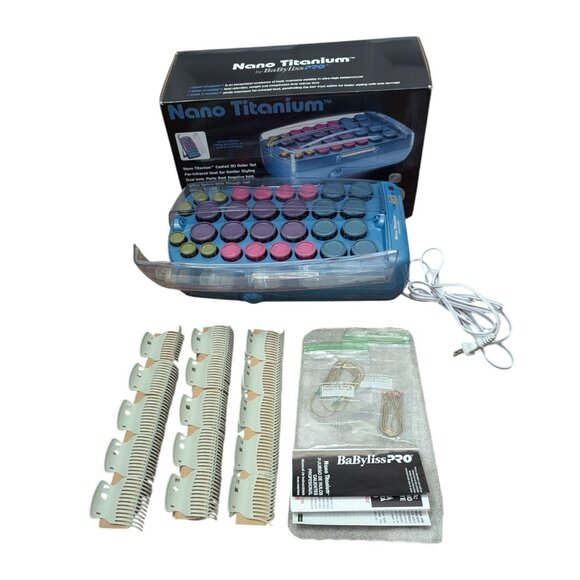BaBylissPRO Nano Titanium Coated Professional 30 Hot Rollers Set - WORKS - Picture 1 of 4
